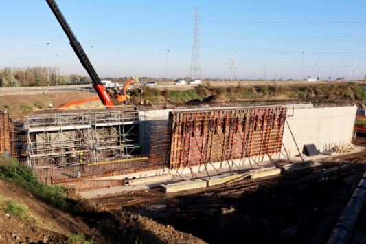 Fietstunnel in Evergem